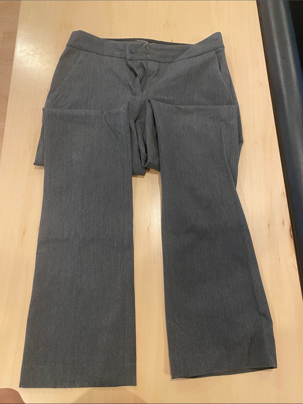 Express Dress Pants Columnist Style in Charcoal Gray
